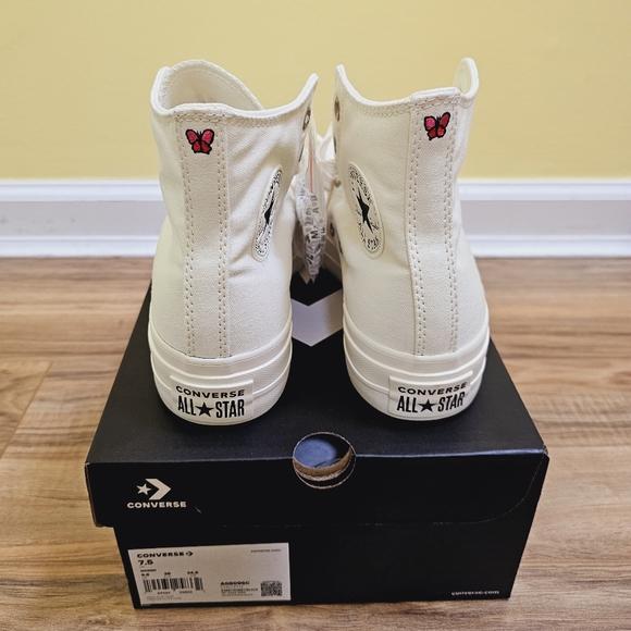 Chuck Taylor All Star Lift Platform DIY Beads, size US 7.5 - Picture 5 of 12